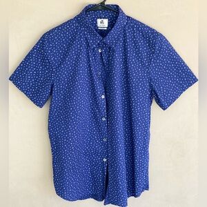 Paul Smith Man’s Blue Short Sleeve Shirt Size L
Tailored Fit